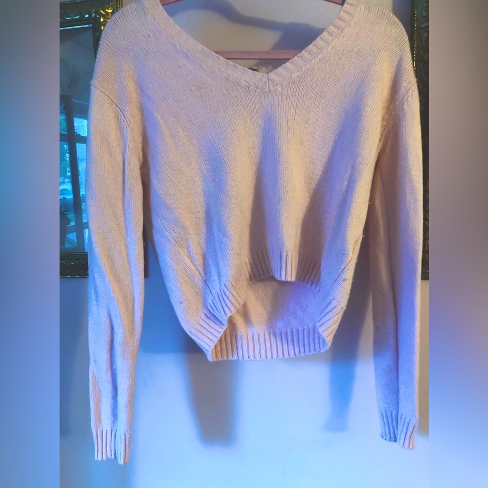 Pink Leigh Sweater - Brandy Melville
